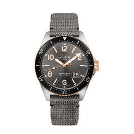 Armbanduhr Gold Glashütte Original Spezialist SeaQ Panoramadatum