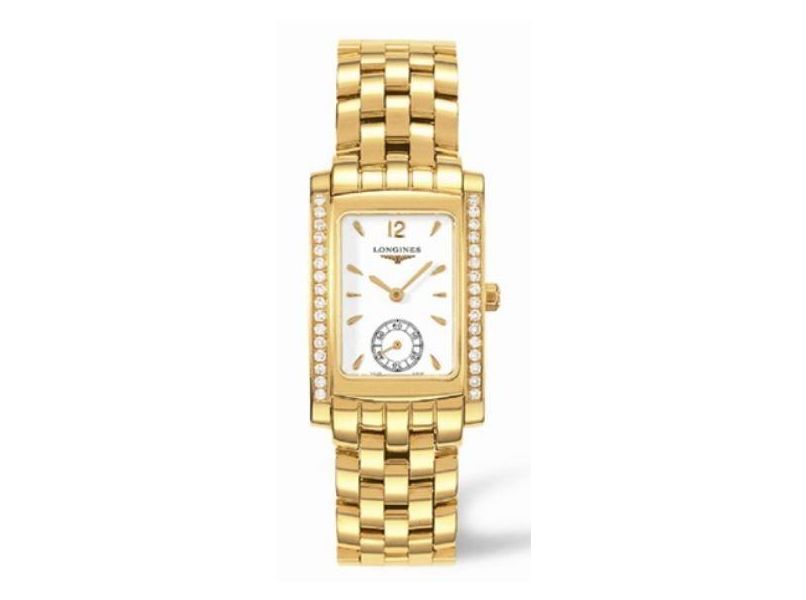 Armbanduhr Gold Longines Elegance Dolce Vita